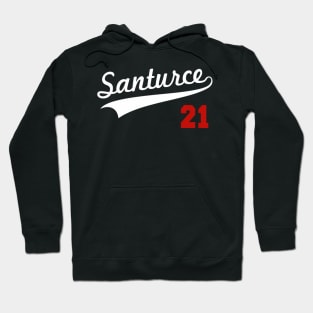 Santurce 21 Puerto Rico Baseball Boricua Hoodie